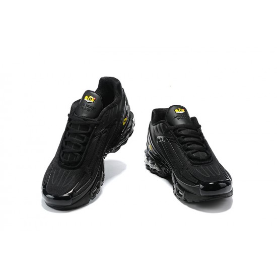 Air Max Plus 3 Men Sports Shoes Black Yellow