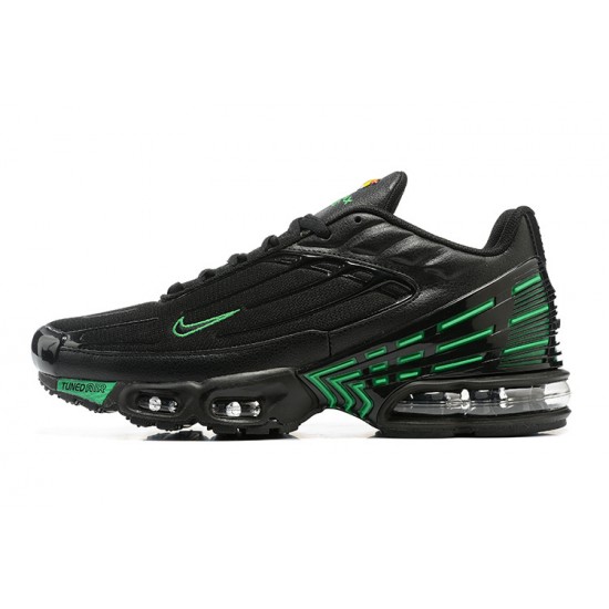 Air Max Plus 3 Men Sports Shoes Black and Green