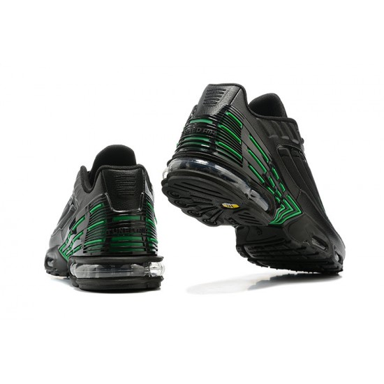 Air Max Plus 3 Men Sports Shoes Black and Green