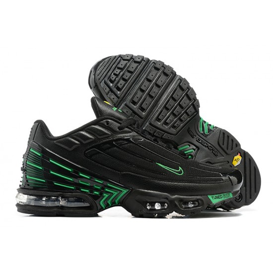 Air Max Plus 3 Men Sports Shoes Black and Green