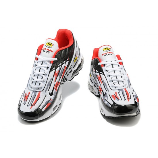 Air Max Plus 3 Men Sports Shoes Black and Red