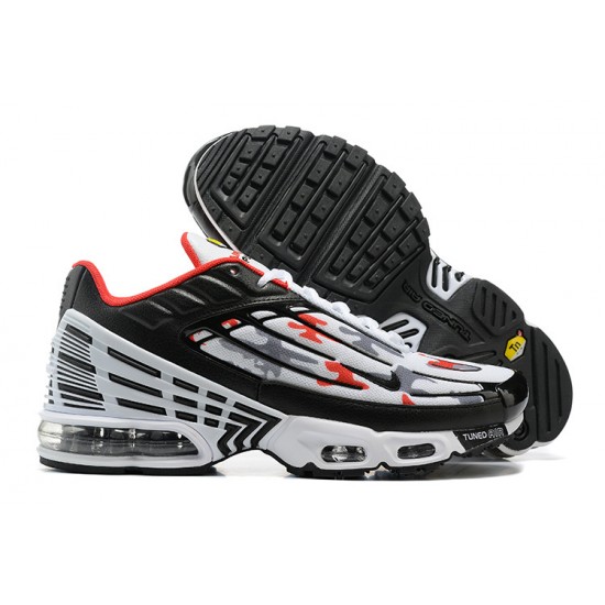 Air Max Plus 3 Men Sports Shoes Black and Red