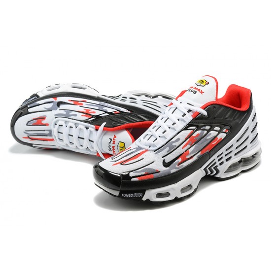 Air Max Plus 3 Men Sports Shoes Black and Red