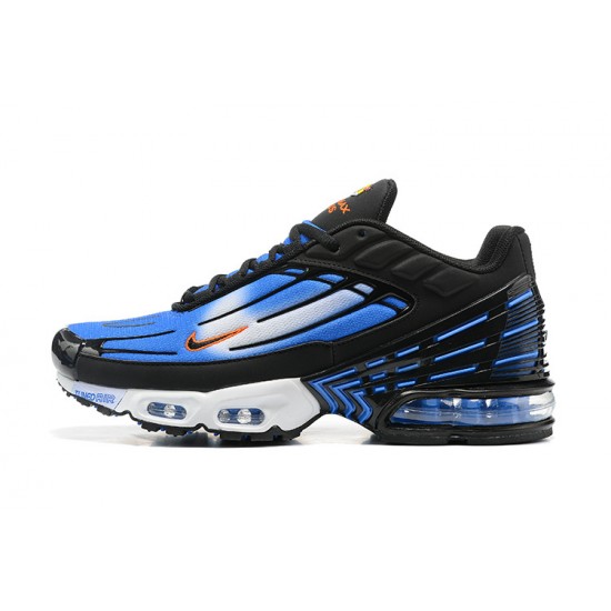 Air Max Plus 3 Men Sports Shoes Blue White and Black DR8588-400