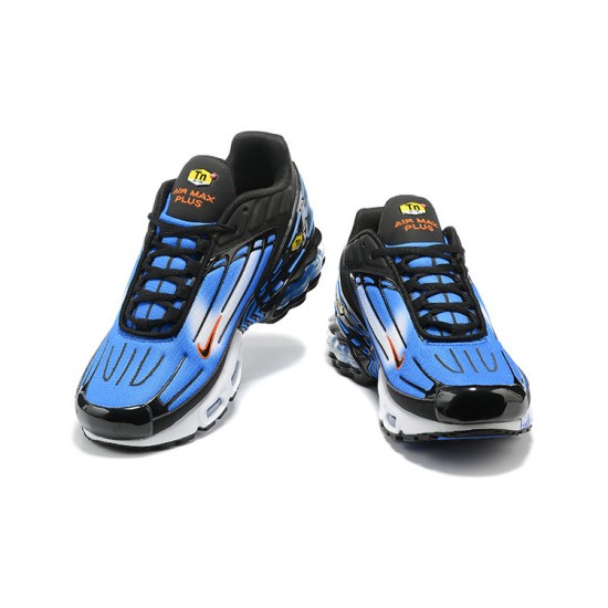 Air Max Plus 3 Men Sports Shoes Blue White and Black DR8588-400