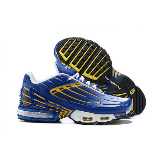 Air Max Plus 3 Men Sports Shoes Blue Yellow CW1417-400