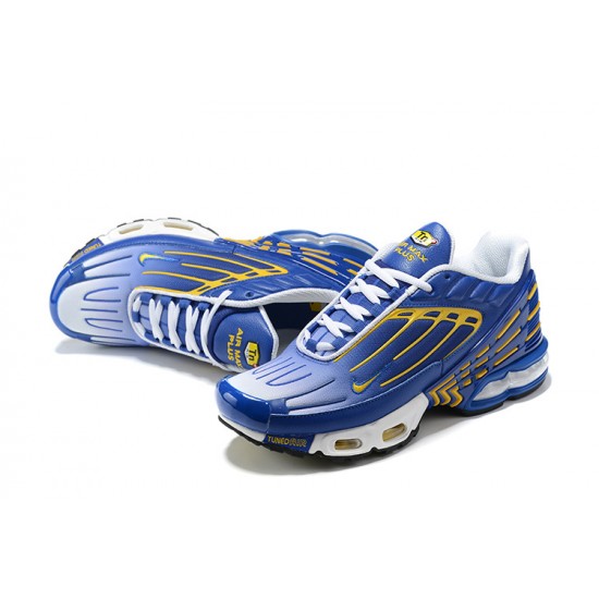 Air Max Plus 3 Men Sports Shoes Blue Yellow CW1417-400