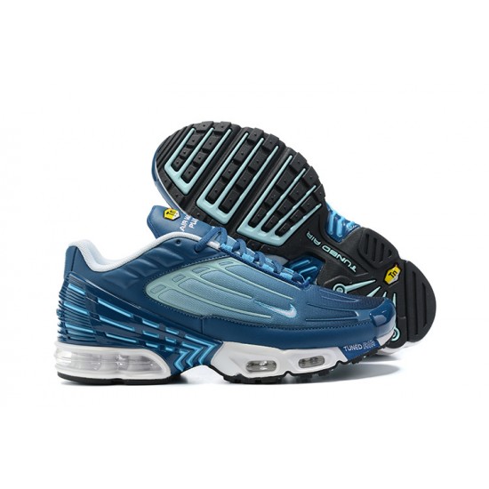 Air Max Plus 3 Men Sports Shoes Blue and White