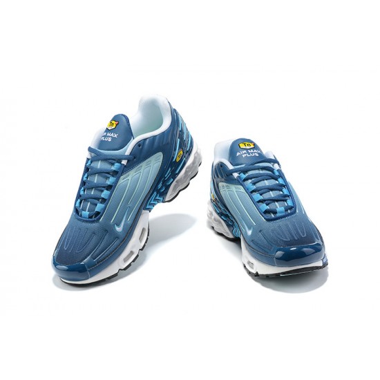 Air Max Plus 3 Men Sports Shoes Blue and White