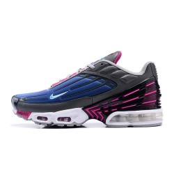 Air Max Plus 3 Men Sports Shoes Grey Blue and Purple