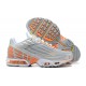 Air Max Plus 3 Men Sports Shoes Grey Orange and Silver