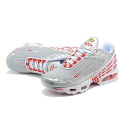 Air Max Plus 3 Men Sports Shoes Grey Silver and Red  CK5178-072