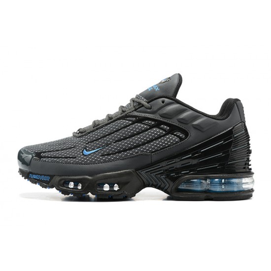 Air Max Plus 3 Men Sports Shoes Grey and Blue