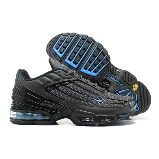 Air Max Plus 3 Men Sports Shoes Grey and Blue