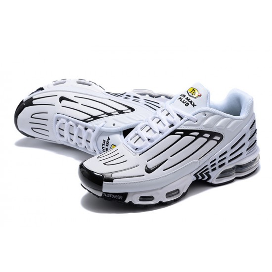 Air Max Plus 3 Men Sports Shoes White Black CK6716-100