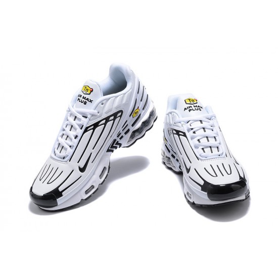 Air Max Plus 3 Men Sports Shoes White Black CK6716-100