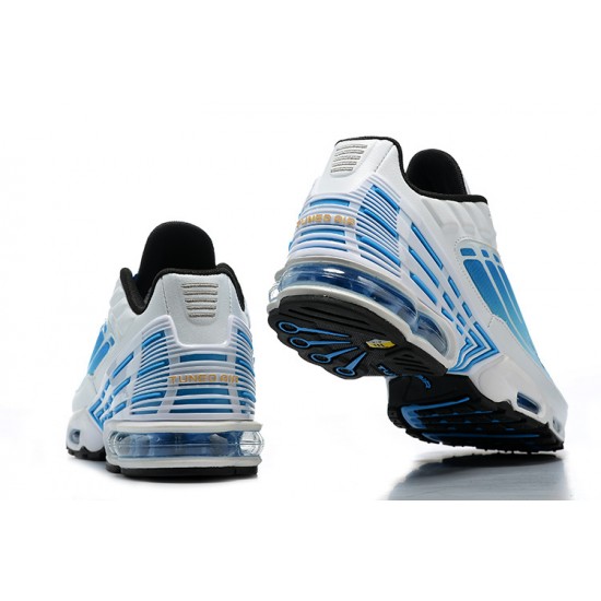 Air Max Plus 3 Men Sports Shoes White Blue CK6715-100