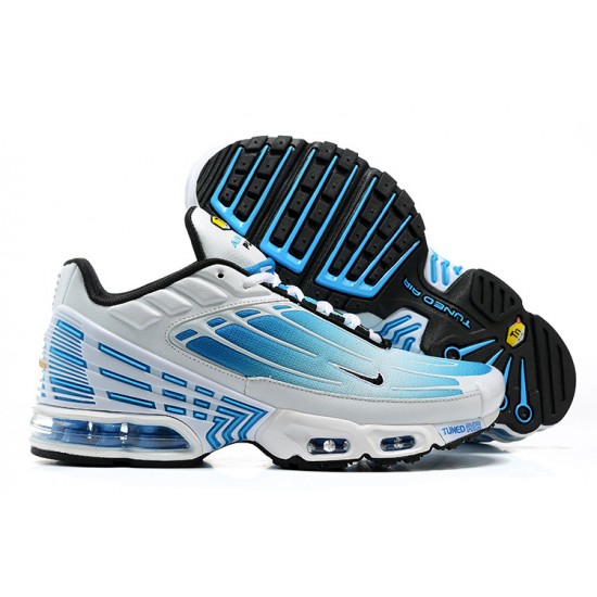 Air Max Plus 3 Men Sports Shoes White Blue CK6715-100