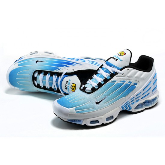 Air Max Plus 3 Men Sports Shoes White Blue CK6715-100