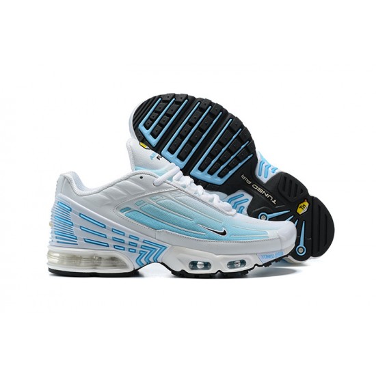 Air Max Plus 3 Men Sports Shoes White Blue