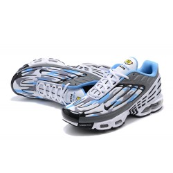 Air Max Plus 3 Men Sports Shoes White Blue and Grey