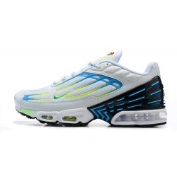 Air Max Plus 3 Men Sports Shoes White Blue and Yellow DV7138-100