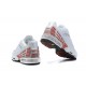 Air Max Plus 3 Men Sports Shoes White Red and Silver