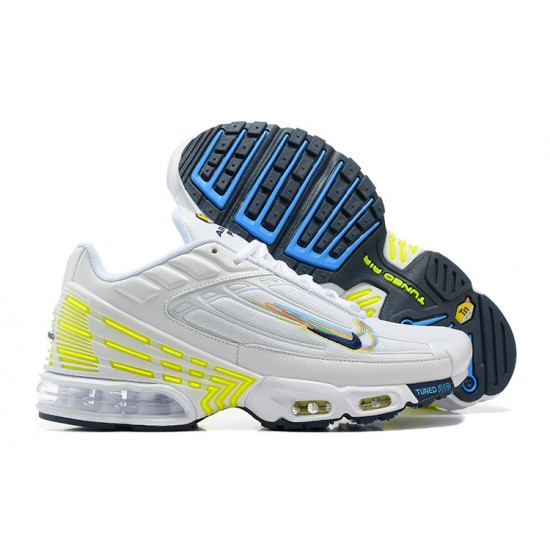 Air Max Plus 3 Men Sports Shoes White Yellow DV6823-100