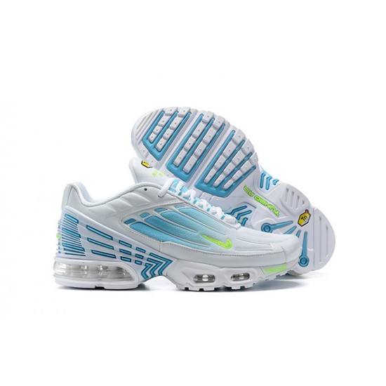 Air Max Plus 3 Women/Men Sports Shoes White Blue DM2835-100