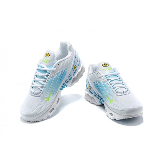 Air Max Plus 3 Women/Men Sports Shoes White Blue DM2835-100