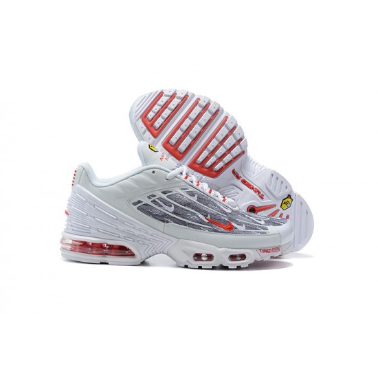 Air Max Plus 3 Women/Men Sports Shoes White Grey DH4107-100