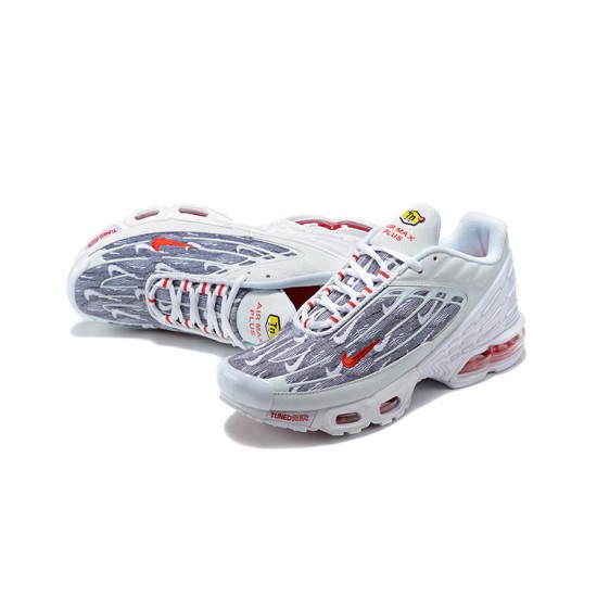 Air Max Plus 3 Women/Men Sports Shoes White Grey DH4107-100