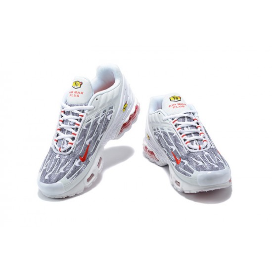 Air Max Plus 3 Women/Men Sports Shoes White Grey DH4107-100