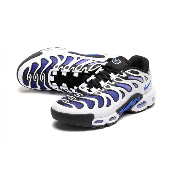 Air Max Plus Drift Men Sports Shoes White Blue and Black