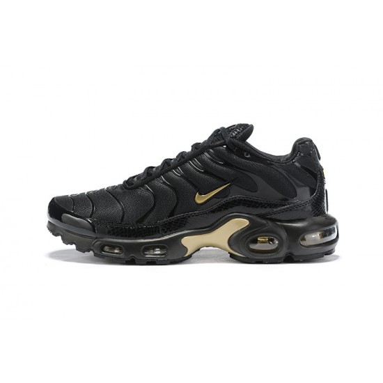 Air Max Plus Tn Men Sports Shoes Black Gold 852630-001