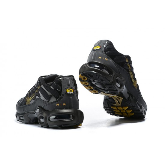 Air Max Plus Tn Men Sports Shoes Black Gold