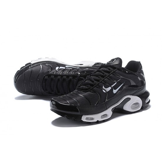 Air Max Plus Tn Men Sports Shoes Black and White