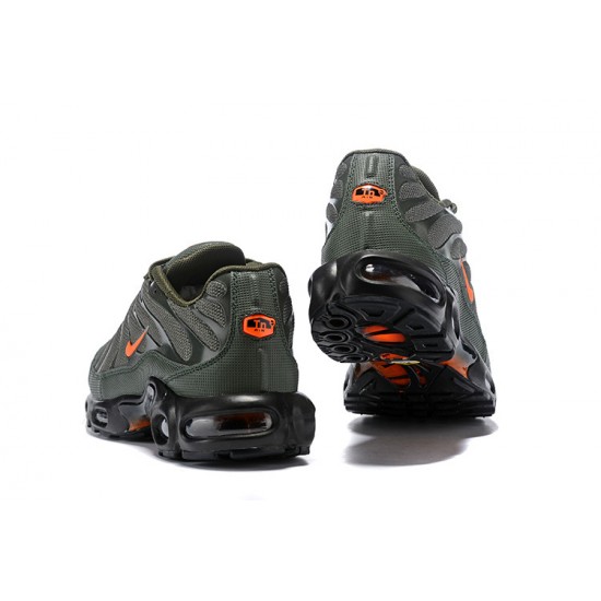 Air Max Plus Tn Men Sports Shoes Green Orange