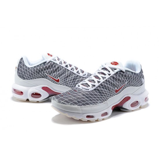 Air Max Plus Tn Men Sports Shoes Grey and White