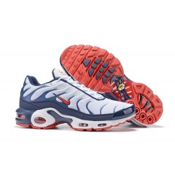 Air Max Plus Tn Men Sports Shoes QS White Blue and Red