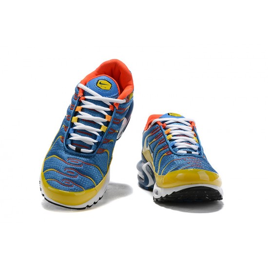 Air Max Plus Tn Men Sports Shoes SE CJ9987-600 Blue Yellow