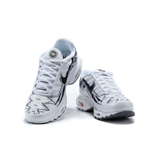 Air Max Plus Tn Men Sports Shoes White Black BV1983-100