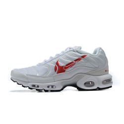 Air Max Plus Tn Men Sports Shoes White Red CU3454-100