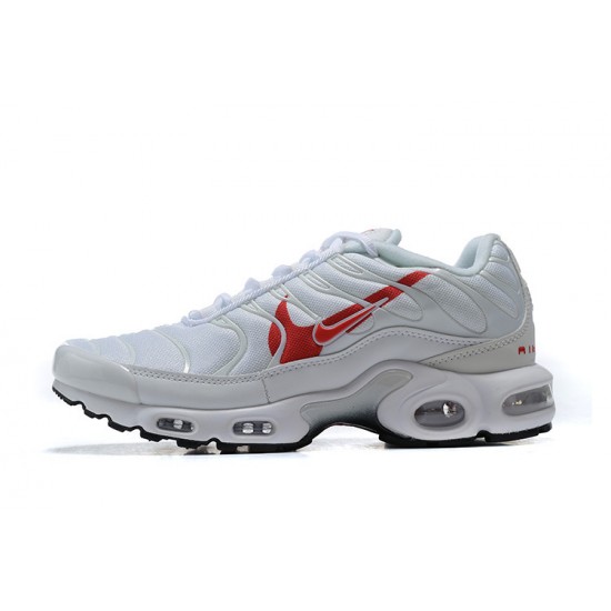 Air Max Plus Tn Men Sports Shoes White Red CU3454-100