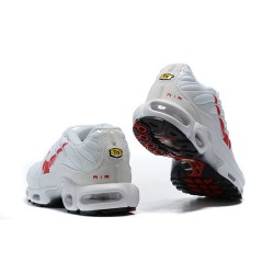 Air Max Plus Tn Men Sports Shoes White Red CU3454-100