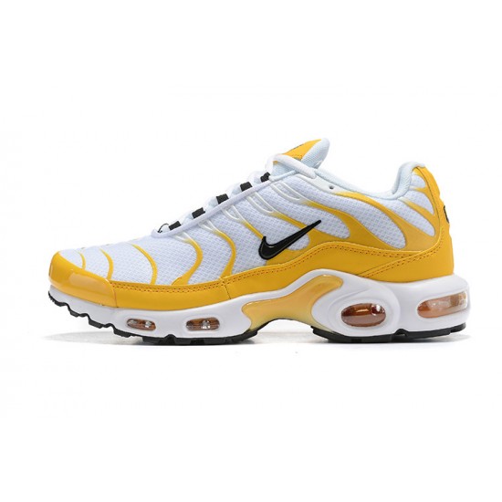 Air Max Plus Tn Men Sports Shoes White Yellow CD7061-700