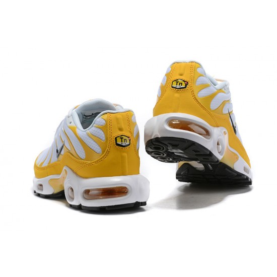 Air Max Plus Tn Men Sports Shoes White Yellow CD7061-700