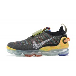 Air VaporMax 2020 Flyknit Women/Men Sports Shoes Grey Yellow CJ6740-002