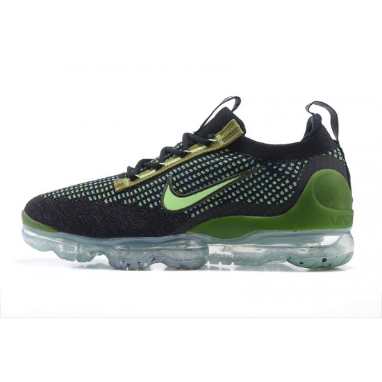 Air VaporMax 2021 Flyknit Women/Men Sports Shoes Black Green DQ7640-001