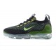 Air VaporMax 2021 Flyknit Women/Men Sports Shoes Black Green DQ7640-001